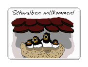 Rauchschwalben willkommen